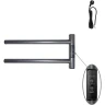 Электрический полотенцесушитель Маргроид Cook 190х110 Cook-1840-1049-7024R правый Графитовый серый нержавеющая сталь