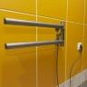 Электрический полотенцесушитель Маргроид Cook 190х110 Cook-1840-1049-7024R правый Графитовый серый нержавеющая сталь