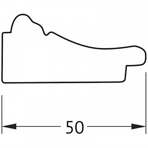 Зеркало Evoform Definite 63x63 BY 3643 в багетной раме - Махагон с орнаментом 50 мм