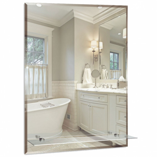 Зеркало Mixline Стиль Модерн-Люкс 49 525016 с полкой с фацетом