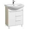 Тумба под раковину Aquaton Рико 60 1A213301RIB90 Белый Ясень фабрик МДФ / ЛДСП