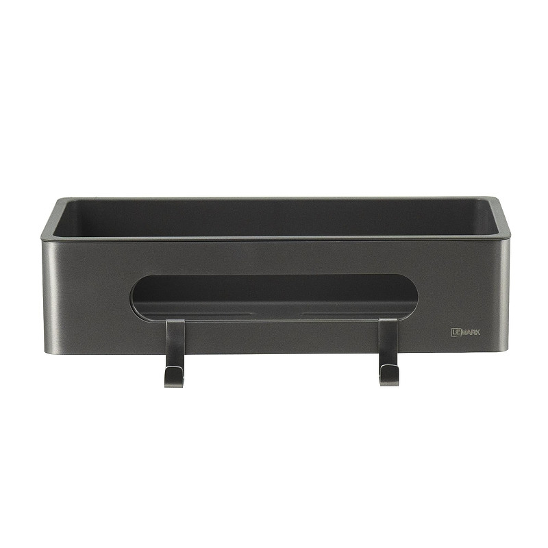 Металлическая полка Lemark Shelf Line 9776045 цвет Графит