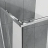 Душевой уголок Azario Shanghai 90x90 AZ-R43-90-MGR-CL профиль Графит матовый стекло прозрачное