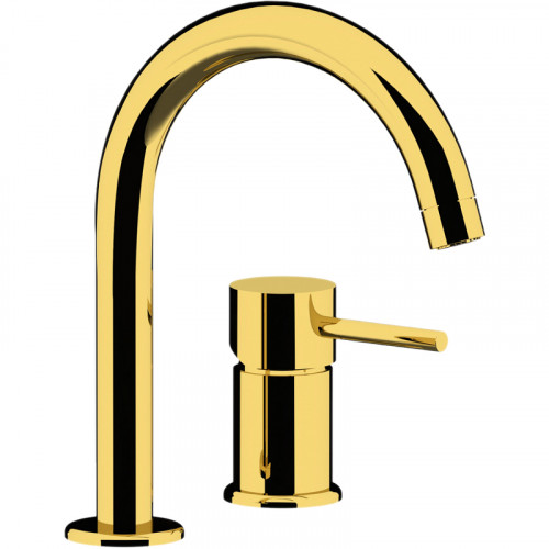 Смеситель для раковины Remer X-Style X57DO Золото глянцевое латунь