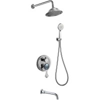 Душевая система Bronze de Luxe Yasmina NT800/B03 Хром латунь встраиваемый