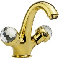 Смеситель для раковины Migliore Axo 18510 Золото латунь
