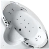 Акриловая ванна Gemy G9025 II K 155х155 С гидромассажем