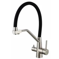 Смеситель для кухни Fmark FS0662-L01 цвет Сатин Черный