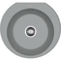 Кухонная мойка Florentina Эльба-555 20.145.C0555.305 Грей искусственный камень (литьевой мрамор) встраиваемый