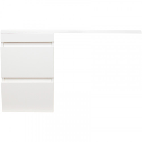 Тумба под раковину Style Line Даллас Люкс Plus 100 СС-00002349 подвесная Белая МДФ / ЛДСП