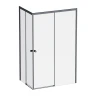 Душевой уголок AM.PM X-Joy 120х80 W94G-403-120280-BT1K профиль Черный матовый стекло прозрачное