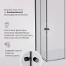 Душевой уголок AM.PM X-Joy 120х80 W94G-403-120280-BT1K профиль Черный матовый стекло прозрачное