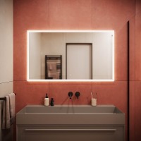 Зеркало Sancos Palace 120 PA1200 с подсветкой с сенсорным выключателем стекло