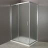 Душевой уголок BelBagno Uno AH-1 100x80 профиль Хром стекло прозрачное