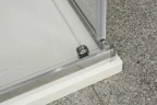 Душевой уголок BelBagno Uno AH-1 100x80 профиль Хром стекло прозрачное