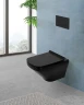 Унитаз BelBagno Sela BB3201CHR-MB подвесной Черный без сиденья фаянс подвесной