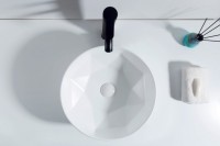 Раковина-чаша BelBagno 41 BB1342H300 Белая фаянс накладная