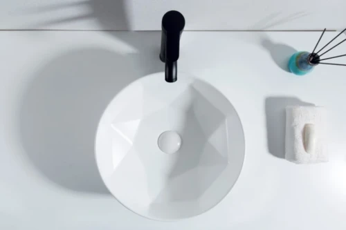 Раковина-чаша BelBagno 41 BB1342H300 Белая фаянс накладная