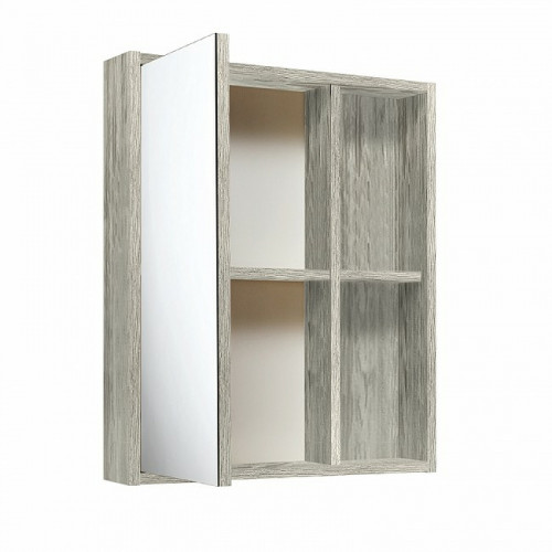Зеркальный шкаф Runo Эко 52 00-00001185 Скандинавский дуб МДФ / ЛДСП, стекло