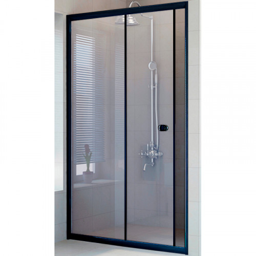 Душевая дверь Radomir Вита 150 1-63-6-0-0-1110 профиль Черный стекло прозрачное