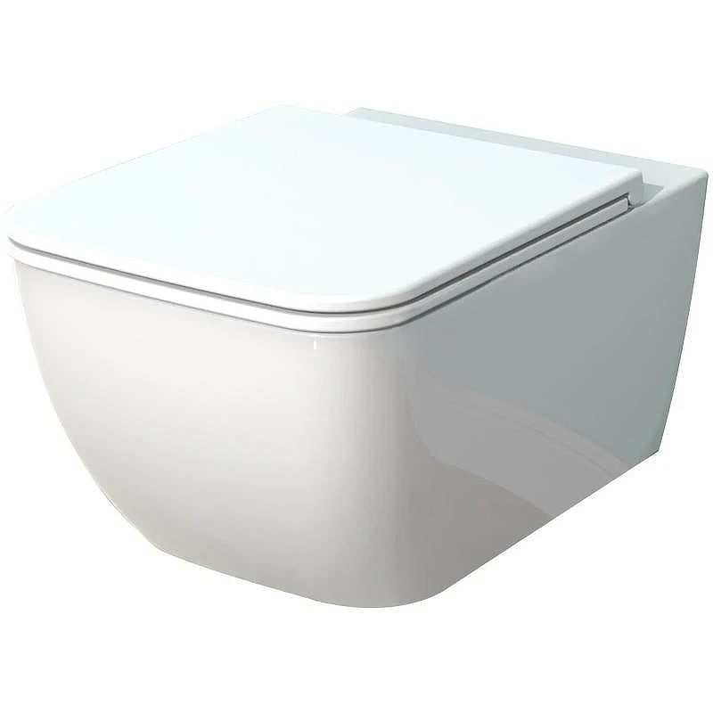 Унитаз SmartFlow Vigente SMF811-WH подвесной цвет Белый с сиденьем Микролифт