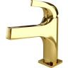 Смеситель для раковины WasserKRAFT Sauer 7103 Золото латунь