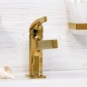 Смеситель для раковины WasserKRAFT Sauer 7103 Золото латунь