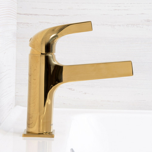 Смеситель для раковины WasserKRAFT Sauer 7103 Золото латунь