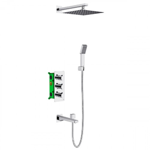 Душевая система Timo Petruma SX-5149/00SM Хром латунь встраиваемый