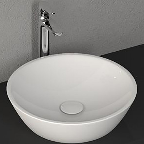 Раковина-чаша Allen Brau Fantasy 45 4.11019.20 Белая фаянс накладная