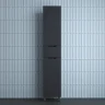 Шкаф пенал Style Line Остин 36 ЛС-00002412 цвет Графит