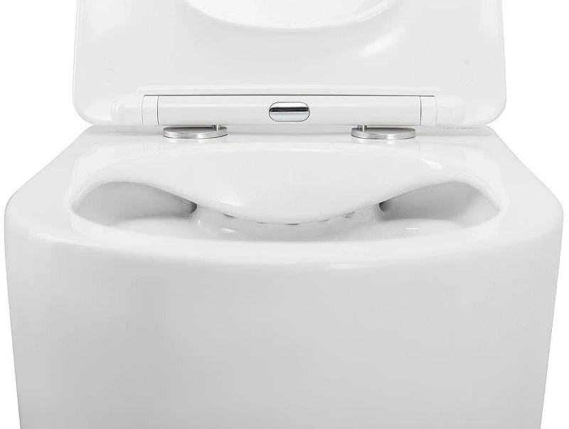 Унитаз Art&Max Rimini AM204CHR/SC подвесной с сиденьем Микролифт