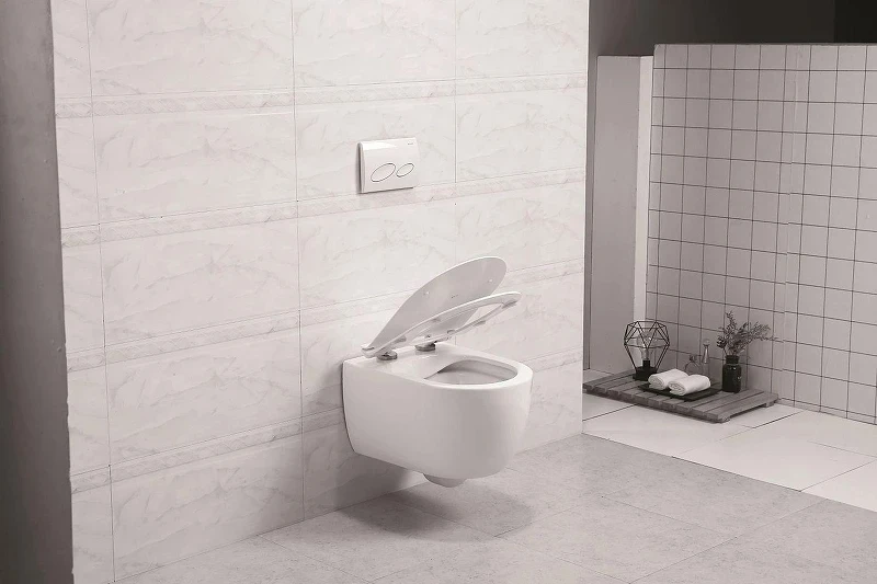 Унитаз Art&Max Rimini AM204CHR/SC подвесной с сиденьем Микролифт