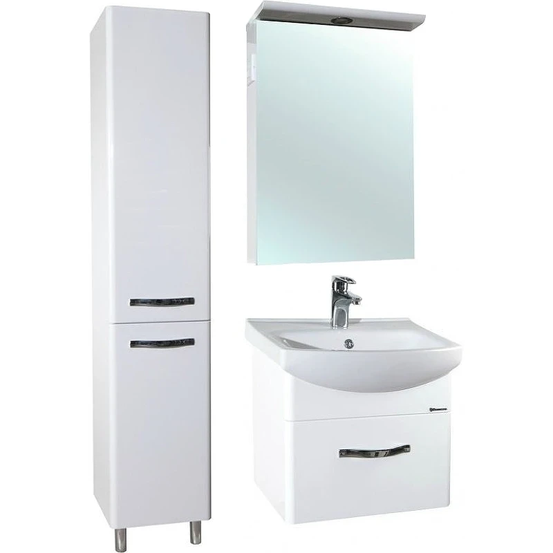 Шкаф пенал Bellezza Анкона 35 R 4629604001013 Белый МДФ / ЛДСП