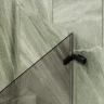 Шторка для ванны Maybah Glass MGV-646-6 405х1400 поворотная на петлях Черный стекло бронзовое