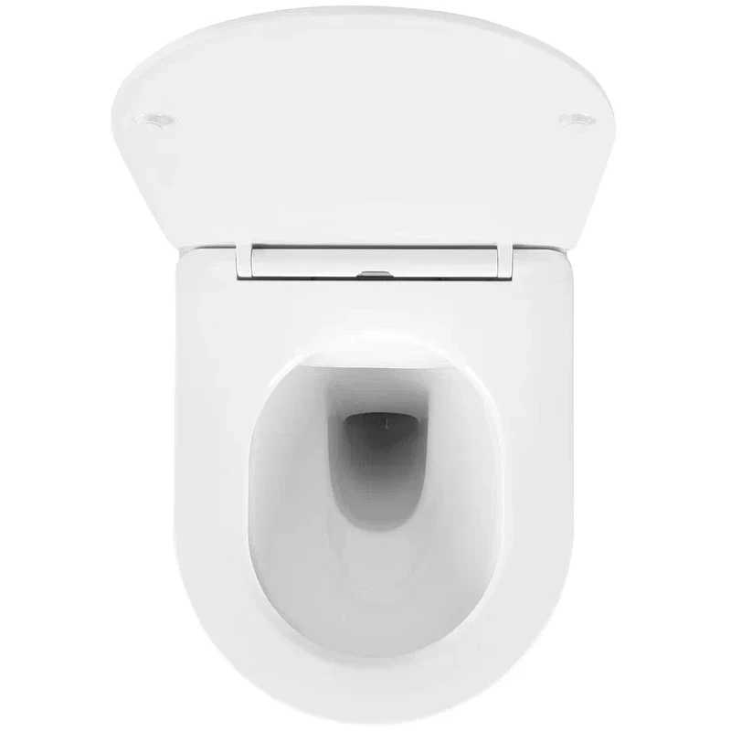 Комплект унитаза Aquatek Европа AQ1900-00 с инсталляцией WellWant Standart 50 WWISI1110B с сиденьем Микролифт и клавишей смыва Хром глянцевый фарфор подвесной