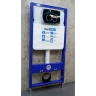 Комплект унитаза Aquatek Европа AQ1900-00 с инсталляцией WellWant Standart 50 WWISI1110B с сиденьем Микролифт и клавишей смыва Хром глянцевый фарфор подвесной