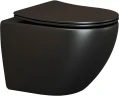 Комплект унитаза DIWO Ceramicanova Metropol CN4002MB с сиденьем с инсталляцией DIWO 4501 с клавишей смыва цвет Глянцевый белый