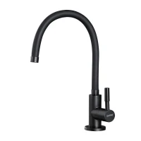 Смеситель для кухни Gappo G1052-96 цвет Черный матовый