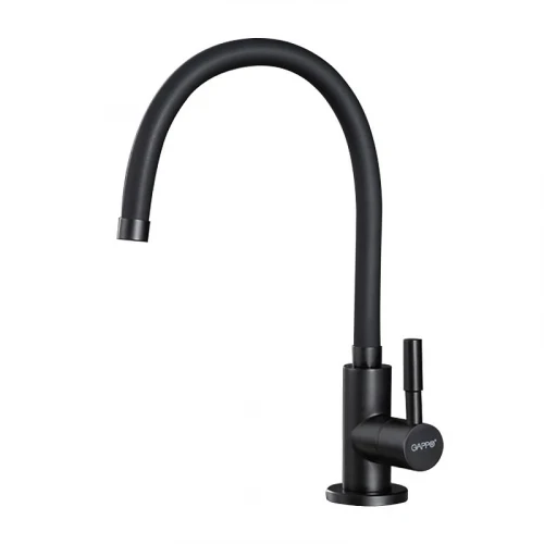 Смеситель для кухни Gappo G1052-96 цвет Черный матовый