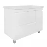 Тумба с раковиной Azario Kantri 100 CS00097259 цвет Белый глянец