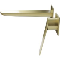 Смеситель для раковины Bronze de Luxe Icon 7006CG Золото матовое латунь встраиваемый