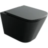 Унитаз Ceramicanova Union CN4009TMB подвесной Черный матовый с сиденьем Микролифт фарфор подвесной