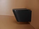 Унитаз Ceramicanova Union CN4009TMB подвесной Черный матовый с сиденьем Микролифт фарфор подвесной