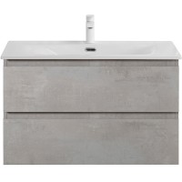 Тумба под раковину Cezares Molveno 90 MOLVENO-90-2C-SO-BET подвесная Beton МДФ / ЛДСП
