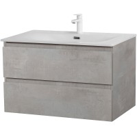 Тумба под раковину Cezares Molveno 90 MOLVENO-90-2C-SO-BET подвесная Beton МДФ / ЛДСП