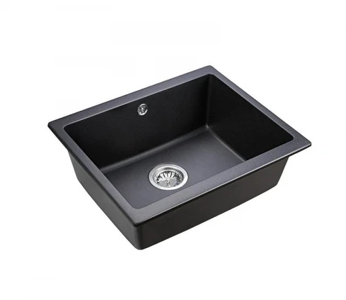 Кухонная мойка Emar Quartz 55,5 EMQ-1555.P цвет Оникс