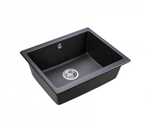Кухонная мойка Emar Quartz 55,5 EMQ-1555.P цвет Оникс
