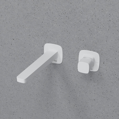 Смеситель для раковины WasserKRAFT Saale A9551.316 Белый матовый латунь встраиваемый