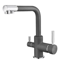 Смеситель для кухни Emar Quartz 3003N.7 цвет Антрацит